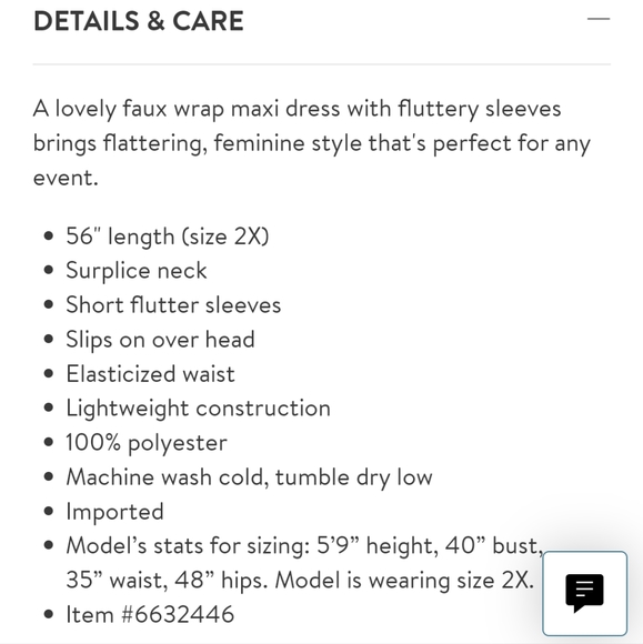 Plus Size Flutter Sleeve Faux Wrap Maxi Dress Size 3X - Picture 2 of 2